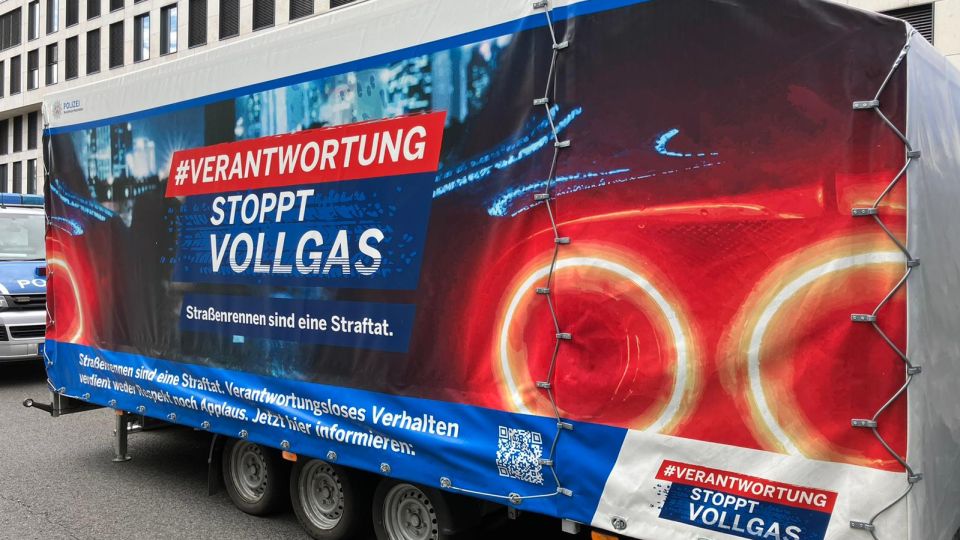 Kampagne "Verantwortung stoppt Vollgas"