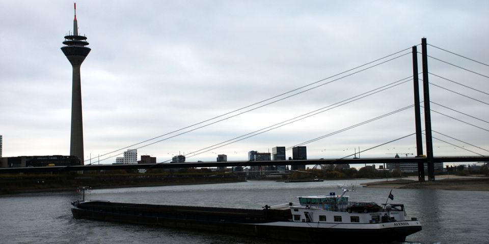 Skyline Düsseldorf am Rhein